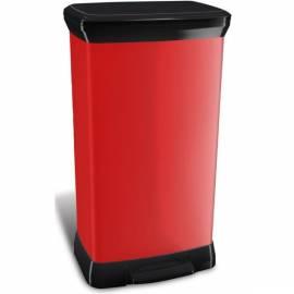 Recycle Bin CURVER 02162-931 Decobin schwarz/rot