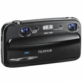 Digitalkamera FUJI FinePix Real 3D W3 schwarz Bedienungsanleitung