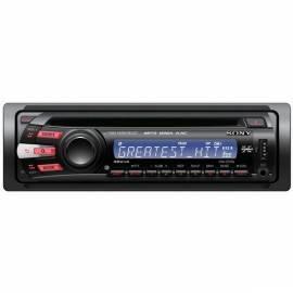 Benutzerhandbuch für CD-Autoradio SONY CDX-GT35U schwarz