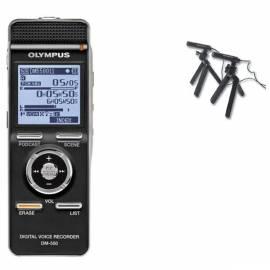 Diktiergerät OLYMPUS DM-550 Konferenz-Kit Black Gebrauchsanweisung