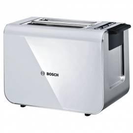 Bedienungsanleitung für Toaster BOSCH Styline TAT 8611 weiß