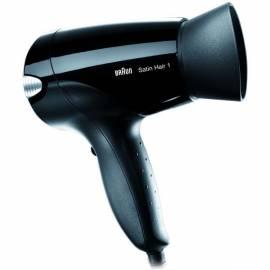 Haartrockner BRAUN HD 110 SatinHair 1/B 1200 schwarz/grau Gebrauchsanweisung