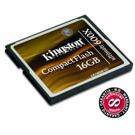 Benutzerhandbuch für Speicher Karte KINGSTON 16 GB CompactFlash (CF / 16GB-U3)