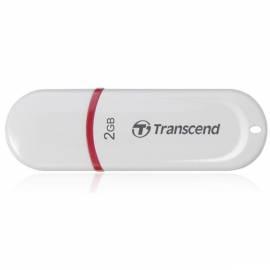 USB-flash-Disk TRANSCEND JetFlash 330 2GB, USB 2.0 (TS2GJF330) weiß/rot