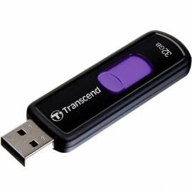 Handbuch für USB-flash-Disk TRANSCEND JetFlash 500 32GB, USB 2.0 (TS32GJF500) schwarz/violett