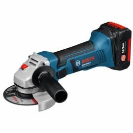 BOSCH Winkelschleifer GWS 6 in einem professionellen, 2 x Akku blau