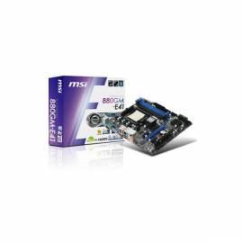 Motherboard MSI 880GM-E41 (DDR3, int.VGA, DX10.1, HDMI, OC Genie) Bedienungsanleitung