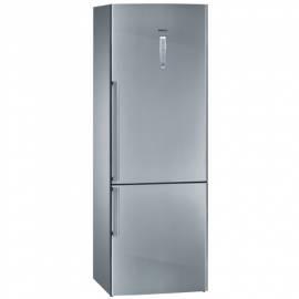 Kombination Kühlschrank mit Gefrierfach, SIEMENS KG49NH90 Edelstahl