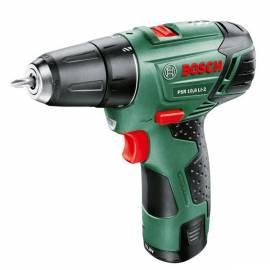 BOSCH Akuscrewdriver Akku-Bohrschrauber PSR 10,8 LI-2 grün