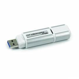 USB-flash-Disk KINGSTON DataTraveler Ultimate 64GB USB 3.0 (DTU30 / 64GB) weiß