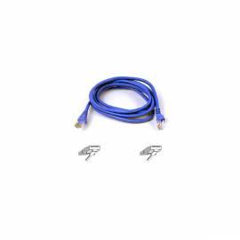 BELKIN PATCH UTP CAT6 Kabel 50cm Bulk Snagless (A3L980b50CM-BLS) blau