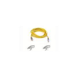 Kabel BELKIN PATCH UTP CAT5e CROSS 10m Bulk (F3X126b10M) grau/gelb