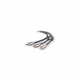 Datasheet Anschluss Kabel BELKIN Y-Audio, Stecker 3, 5 mm/2RCA Stecker-2 m-blau (AV20604qp07)