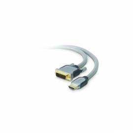 Kabel BELKIN HDMI/DVI - 1,2 m - Line Silber (AV52400qp04) Bedienungsanleitung