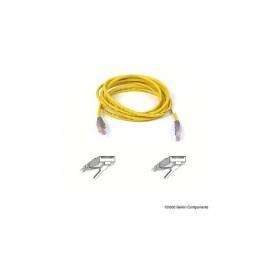 Kabel BELKIN Patch CAT5e UTP cross, 1m (F3X126B01M) gelb