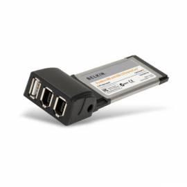 Datasheet Zubehör für PC, BELKIN USB 2.0 und FireWire ExpressCard (F5U506ea)