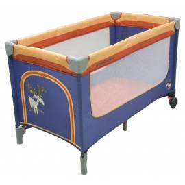 Kinderbett Reisen Faltreifen SKIPPY / 825P-blau, Orange
