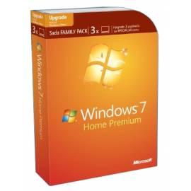 Software MICROSOFT Win 7 Home Prem Tschechische VUP DVD Family Pack (GFC-01644) Bedienungsanleitung