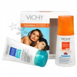 Spray auf Solarium für Kinder SPF 50 + Capital Soleil 125 ml + Gel nach dem Gerben 150 ml gratis