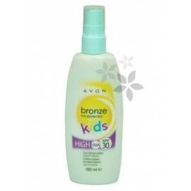 Bedienungsanleitung für Kinder Türkis tanning Lotion Spray SPF 30-150 ml