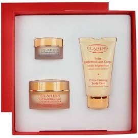 Kosmetika CLARINS Super Haut Firmers Extra-straffende Tagescreme mit 50ml + 15ml Extra-straffende Nachtcreme + 75ml Extra-Straffende Körperpflege