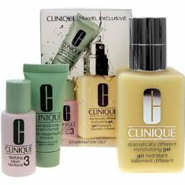 CLINIQUE Kosmetika Reisen exklusive Kombination ölige 125ml dramatisch anders Moistutizing Gel mit 15ml klärende Lotion 3, Pumpe + 15ml Liquid Facial Soap-fettige Haut-Formel Gebrauchsanweisung