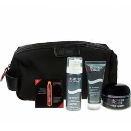 Kosmetika BIOTHERM Force Supreme Set Force Supreme 2618 50 ml Mann-Mann + 50 ml man Rasierschaum + 40 ml menschlichen Reinigungs Aktiv-Gel + 1 ml Männer High Recharge Auge + Tasche Gebrauchsanweisung