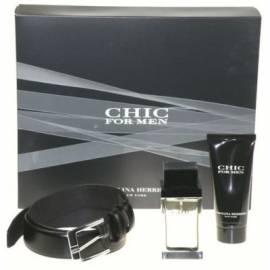 CAROLINA HERRERA Chic WC Wasser 100 ml + 100 ml after Shave Balsam + Halsband