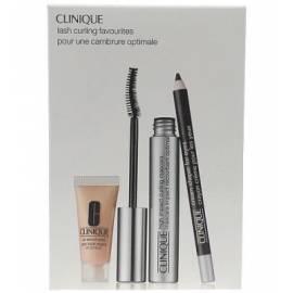 Handbuch für Kosmetika CLINIQUE Mascara Lash Eisstockschießen Favoriten Set 8ml Mascara High Impact Curling Mascara schwarz + 5ml, alles über Augen + 1, 1g Creme Shaper For Eyes