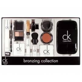 Benutzerhandbuch für Kosmetika CALVIN KLEIN Bronzing Collection 4g Duo Eyeshadow + 1, 4g Eye-Pencil + 12ml Lipgloss + 3, 5g Lipstick, Anspitzer + Applikator + 3 X Pinsel