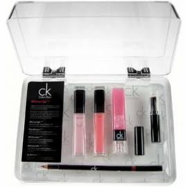 Kosmetika CALVIN KLEIN lecker Lippen Pink 8, Plump Lipgloss 5ml + 12ml Flavored Lipgloss, 6, 5ml Glist Lipgloss + 1, 5g Lipstick + 1, 45g Lip Pencil
