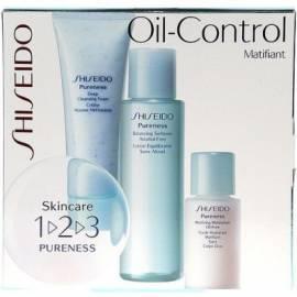 Kosmetika SHISEIDO Set Öl Kontrolle 75ml Deep Cleansing Foam + 100ml Balancing Weichspüler + 30ml Matifying Moisturizer blau Barva - Anleitung