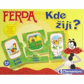 Benutzerhandbuch für Karte Spiel ALBI Ferda wo sie wohnen?