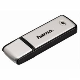 USB-Stick USB 2.0 8 GB 55617 HAMA schwarz/silber