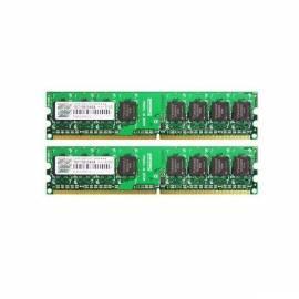 Speichermodul TRANSCEND DDR2 2GB DC KIT (2 x 1024) 800 MHz JetRam CL5 (JM2GDDR2 - 8K) Gebrauchsanweisung