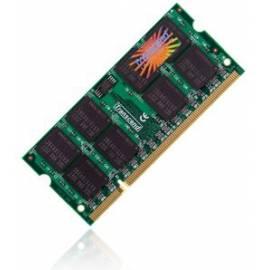 Speichermodul TRANSCEND SODIMM DDR3 1 GB 1066 MHz Kingston CL7 (JM1066KSU - 1G) Gebrauchsanweisung