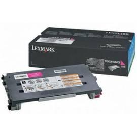 Bedienungshandbuch Toner LEXMARK C500N/X50x (C500H2MG) rot