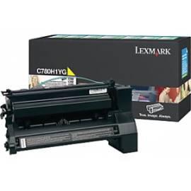 Toner LEXMARK C782 C780/HY (C780H1YG) gelb Gebrauchsanweisung