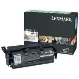 Bedienungsanleitung für LEXMARK X 651 Toner X 652 X 658 HY X 656 und Rücknahme Programm (X651H11E) schwarz