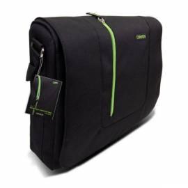 Datasheet Tasche Laptop Messenger schwarz-grüne Schlucht, auf Laptops bis 15,6  