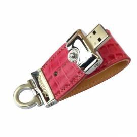 USB-flash-Disk PRESTIGIO Leather 8GB USB 2.0 (PLDF08CRPKT3A) Rosa