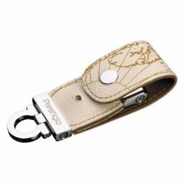 USB-flash-Disk PRESTIGIO Leather 8GB USB 2.0 (PLDF08MPWHT3A) weiss