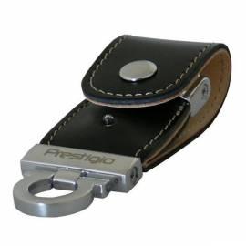 USB-flash-Disk PRESTIGIO Leather 16GB USB 2.0 (PLDF16PLBKT3A) schwarz