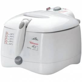 Fryer ETA 0172 90000 Virtuose + Food Container grau/weiß