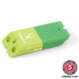 USB flash-Disk KINGSTON Data Traveler Mini Fun G2 2GB (DTMFG2/2GBDER) grün