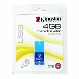 USB flash-Disk KINGSTON Mini Fun G2 4GB USB 2.0 (DTMFG2/4GBDER) blau