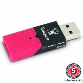 Benutzerhandbuch für USB flash-Disk KINGSTON Data Traveler Mini Fun G2 8GB (DTMFG2/8GBDER) schwarz/rot