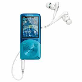 Benutzerhandbuch für MP3-Player SONY NWZ-S754-blau