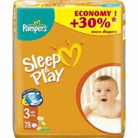 Plenky PAMPERS Sleep &  Spiel Jumbo Midi 78 Gebrauchsanweisung