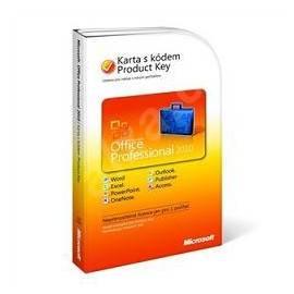 Handbuch für Software MICROSOFT Office Pro 2010 slowakischen PC Attach Key PKC Microcase (269-14855)